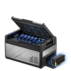 BougeRV Rocky V3.0 41QT Dual Zone 12V Car Fridge with 240Wh Battery