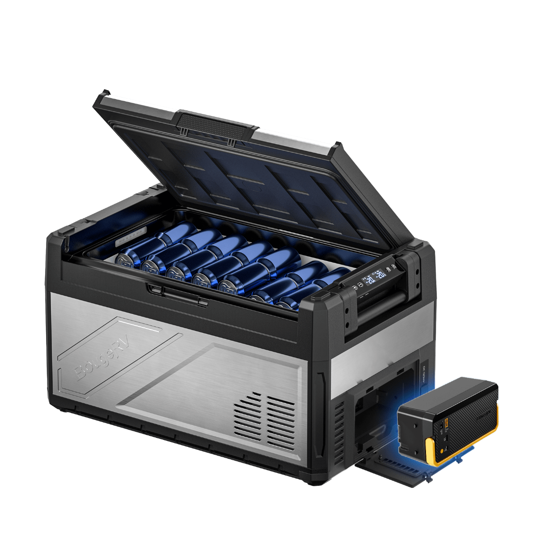 BougeRV New Rocky V3.0 41QT Dual Zone 12V Car Fridge