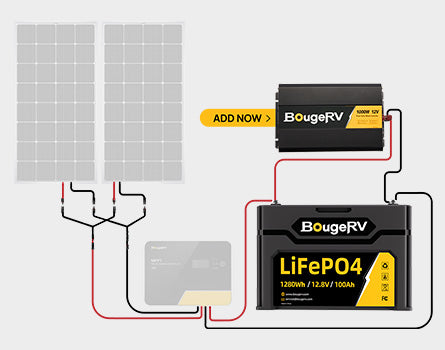 12V 1280Wh/100Ah LiFePO4 Battery with 2000w