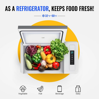 1120Wh LiFePO4 Solar Generator With 30 Quart Portable Fridge
