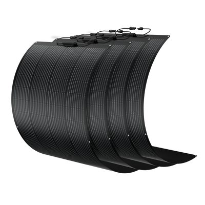 BougeRV Arch 800 Watt(4x200W) Fiberglass Curved Solar Panel