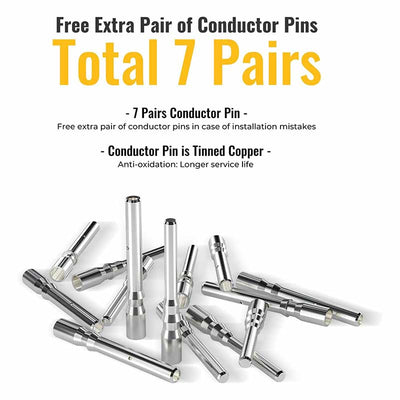 (8AWG) 12PCS Solar Connector with Spanners IP67 Waterproof Male/Female