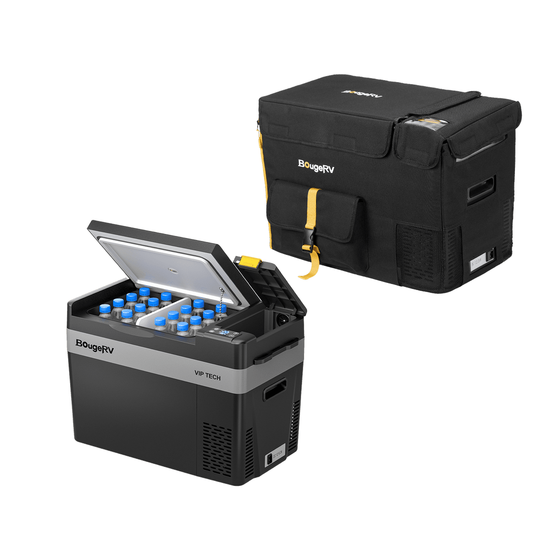 BougeRV CRPRO30 VIP Upgraded 30 Quart Portable Refrigerator