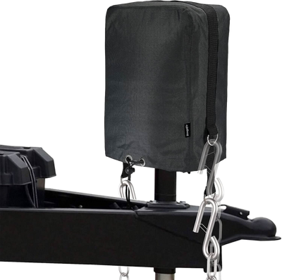 BougeRV 600D Universal Trailer RV Electric Tongue Jack Protective Cover with D rings