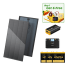 BougeRV 12V 600W High Watt Rigid Solar System Kit