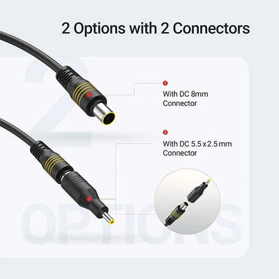 6Feet 14AWG Solar Connector to DC Adapter