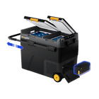 BougeRV New CRD2 V2.0 61QT Dual Zone 12V Portable Fridge with 240Wh Battery