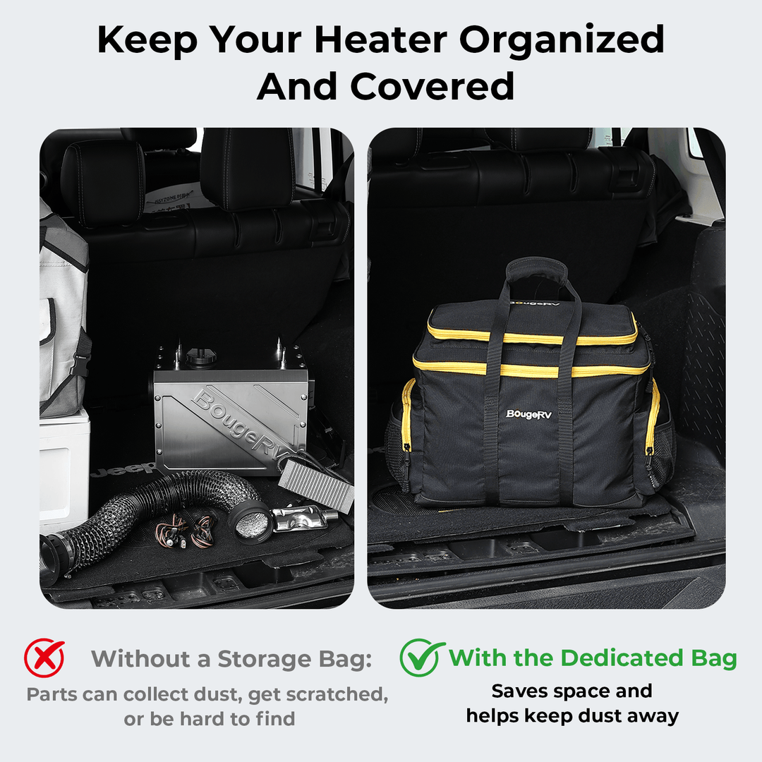 BougeRV Diesel Heater Carrying Bag Protective Storage Case