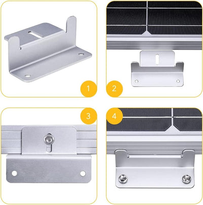 Solar Panel Mounting Z Bracket Mount Kits