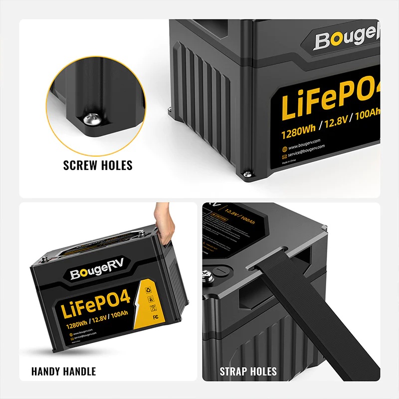 BougeRV 12V 400 Watt Rigid Solar Kit （Upgraded Version）