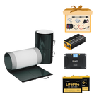 BougeRV 12V 400 Watt CIGS Flexible Solar System Kit(Adhesive)