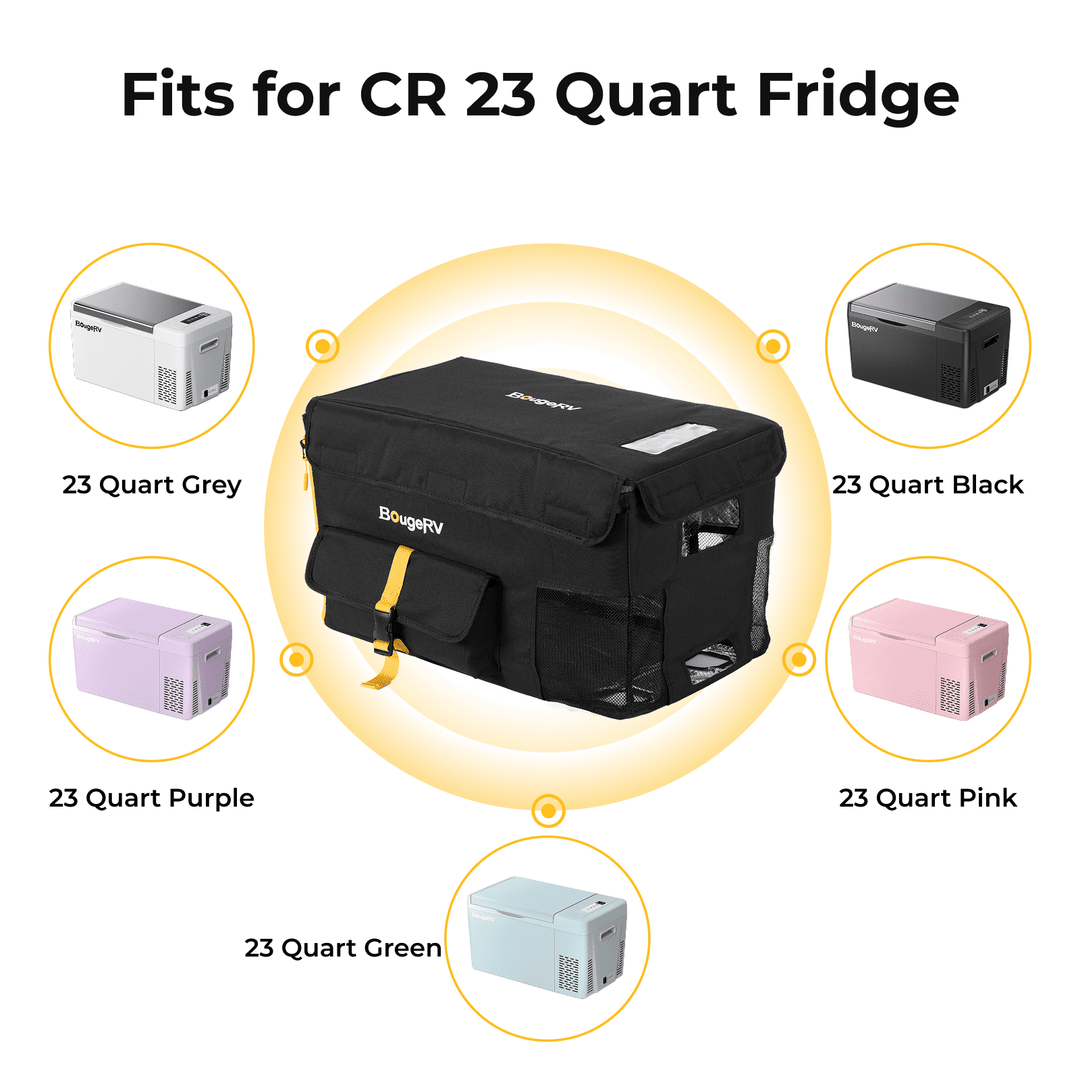 BougeRV CR 23 Quart Portable Car Refrigerator Cover
