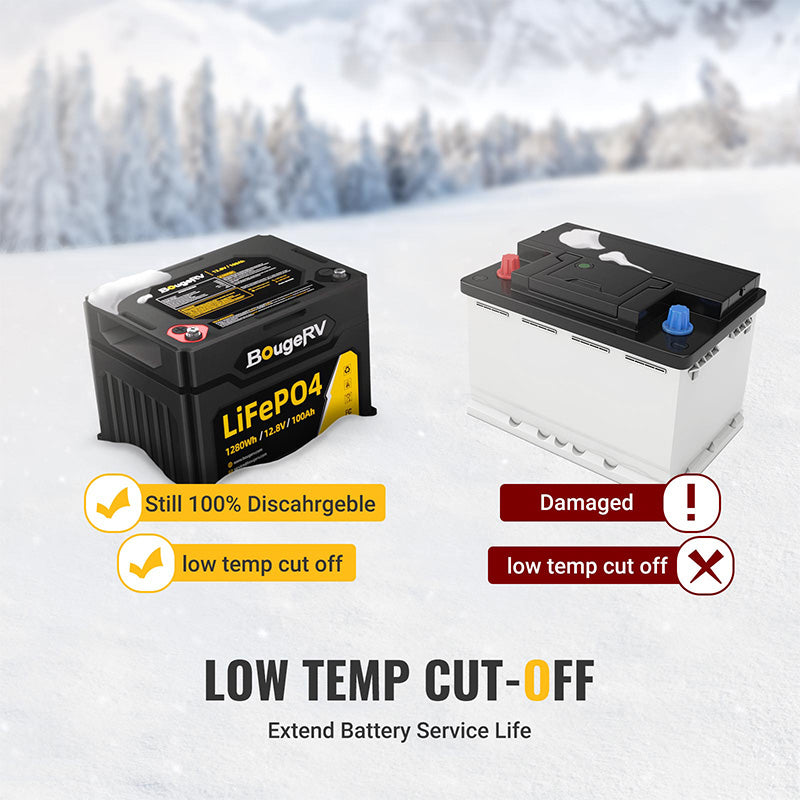 BougeRV 12v lifepo4 lithium battery
