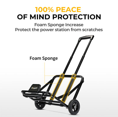 Folding Hand Truck for Portable Power Sations-4
