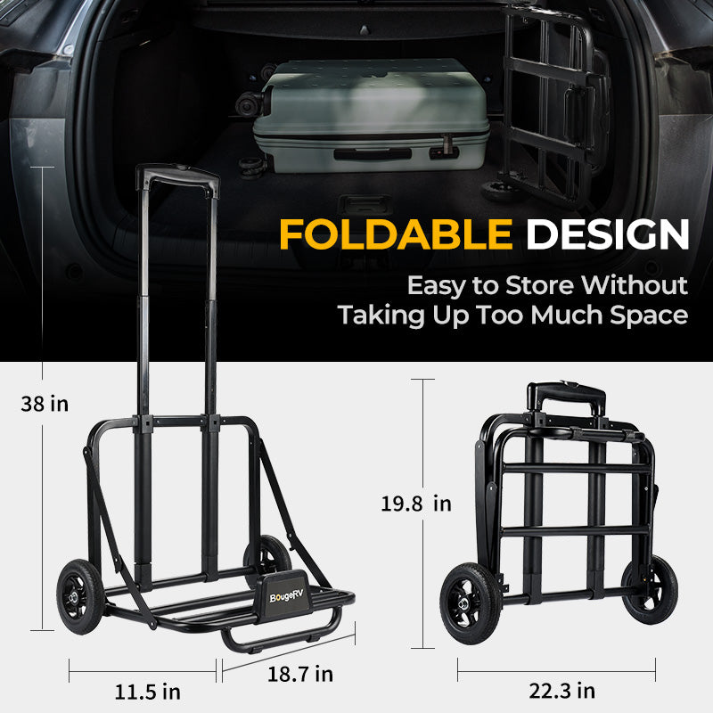 Folding Hand Truck for Portable Power Sations-2
