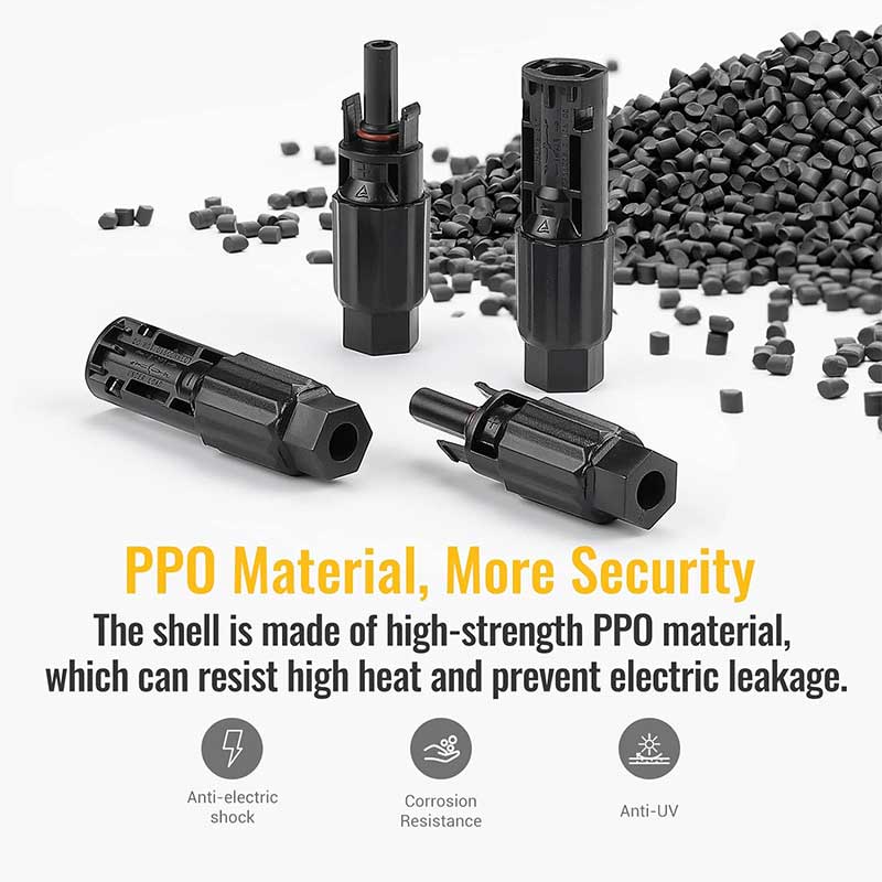 (8AWG) 12PCS Solar Connector with Spanners IP67 Waterproof Male/Female