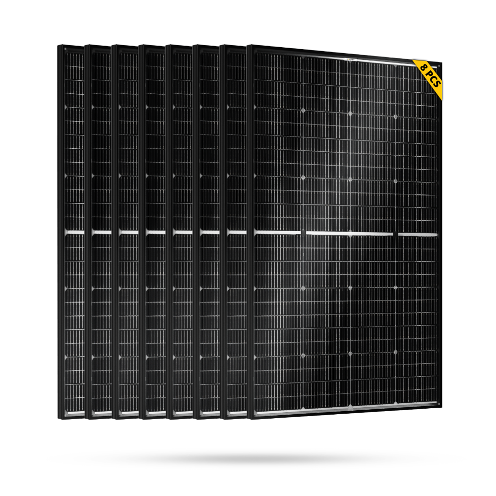 BougeRV N-Type 1200 Watts 16BB 12V/24V Bifacial Solar Panel