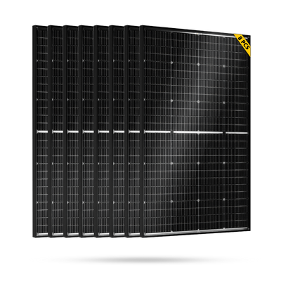 BougeRV N-Type 1200 Watts 16BB 12V/24V Bifacial Solar Panel