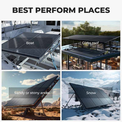 600W(200W*3PCS) Bifacial 12V 9BB Mono Solar Panel