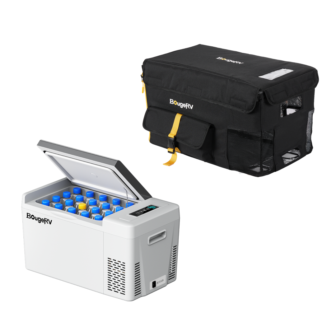 BougeRV 12V 23 Quart Portable Fridge For Travel