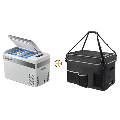vehicle fridge and cover