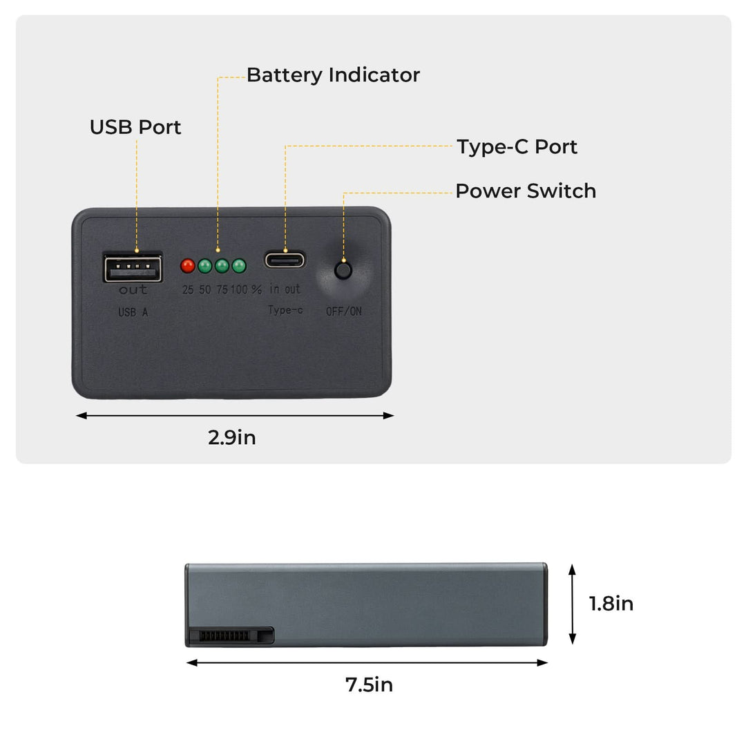 BougeRV 133Wh Battery for Electric Wagon