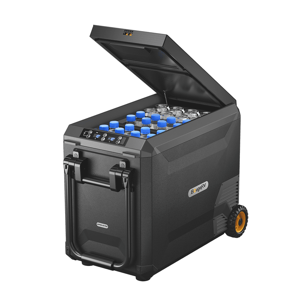 ASPEN 40 PRO 12 Volt 43QT Dual-System IceDrive™ Fridge with Wheels