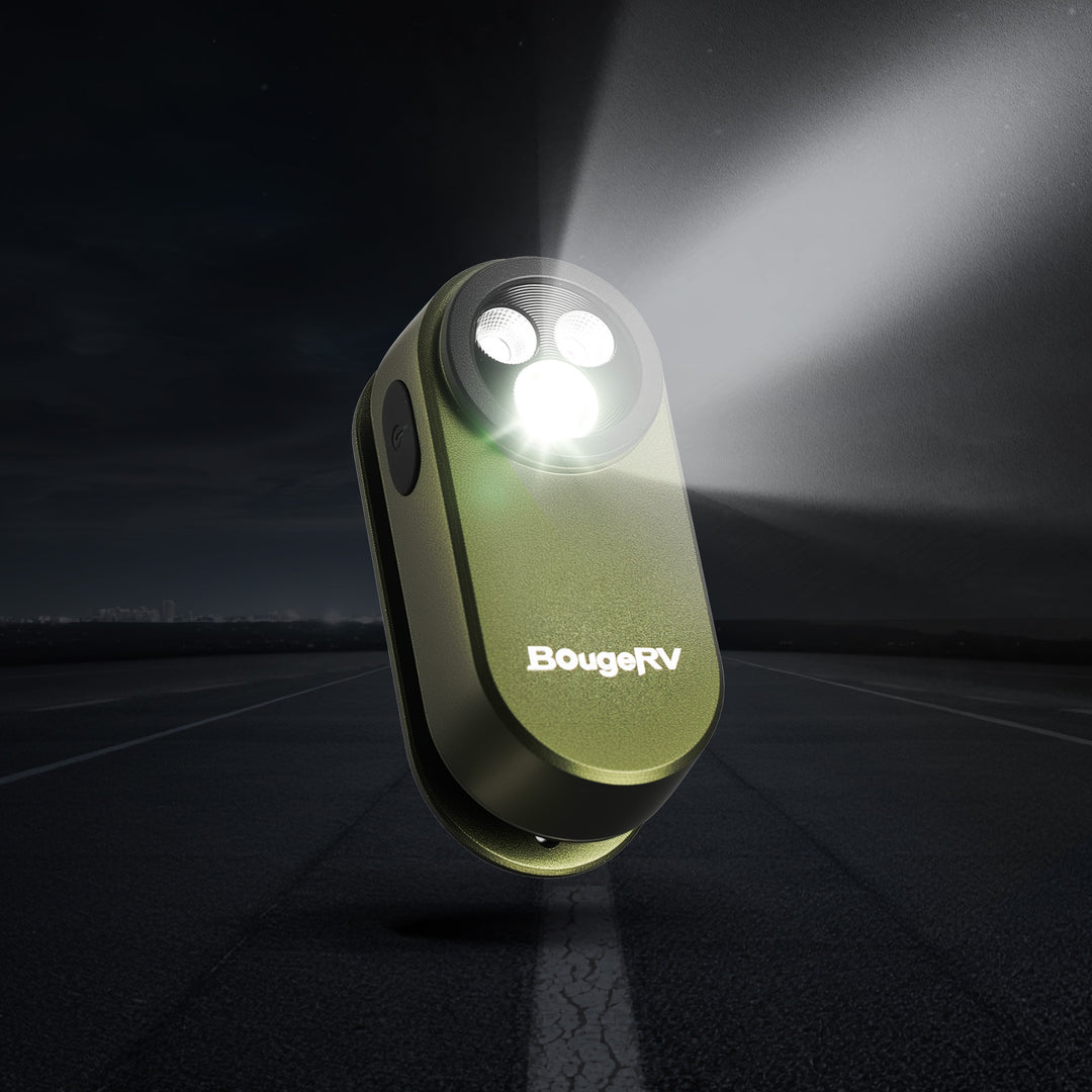 BougeRV Easy Carry Clip-On Light Outdoor Camping Lantern