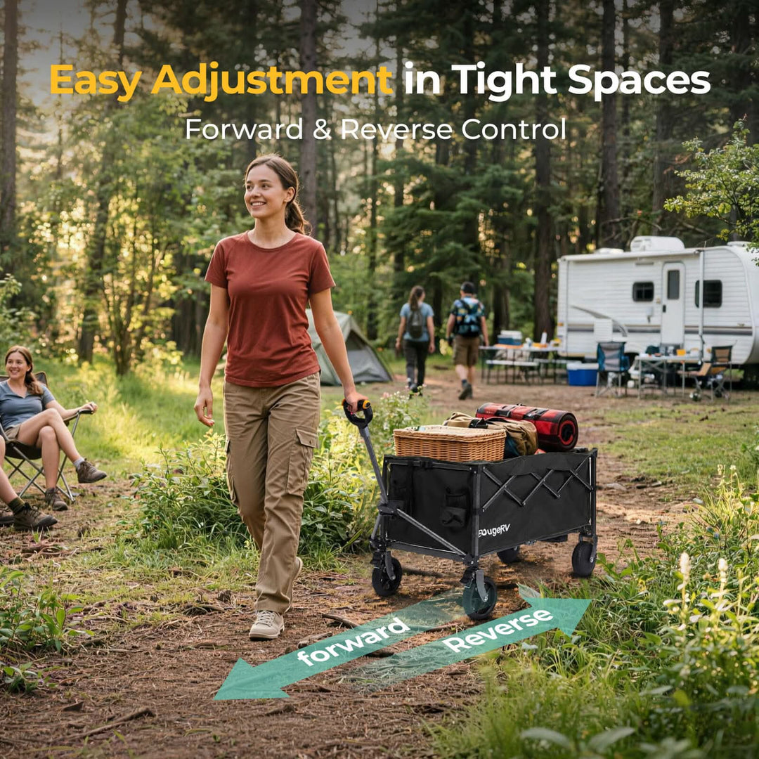 BougeRV LiteRover Foldable Utility Electric Wagon for Camping