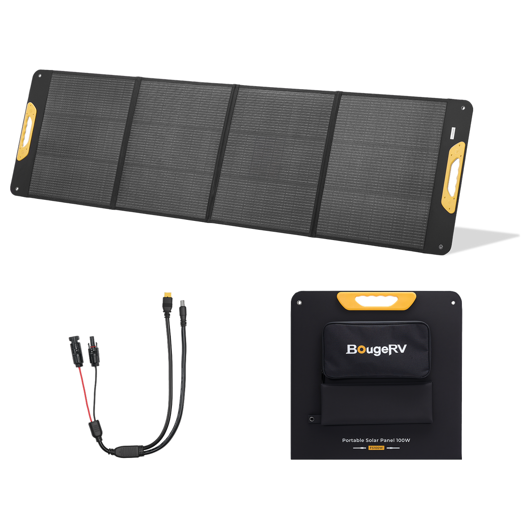 BougeRV New 200W Portable Solar Panel