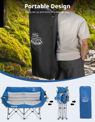 DEERFAMY Double Camping Chair