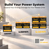 BougeRV 12V 100Ah LiFePO4 battery expandable to 5120Wh with 4S4P support