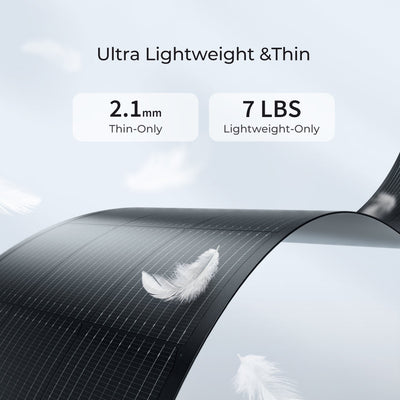 BougeRV Arch 800 Watt(4x200W) Fiberglass Curved Solar Panel