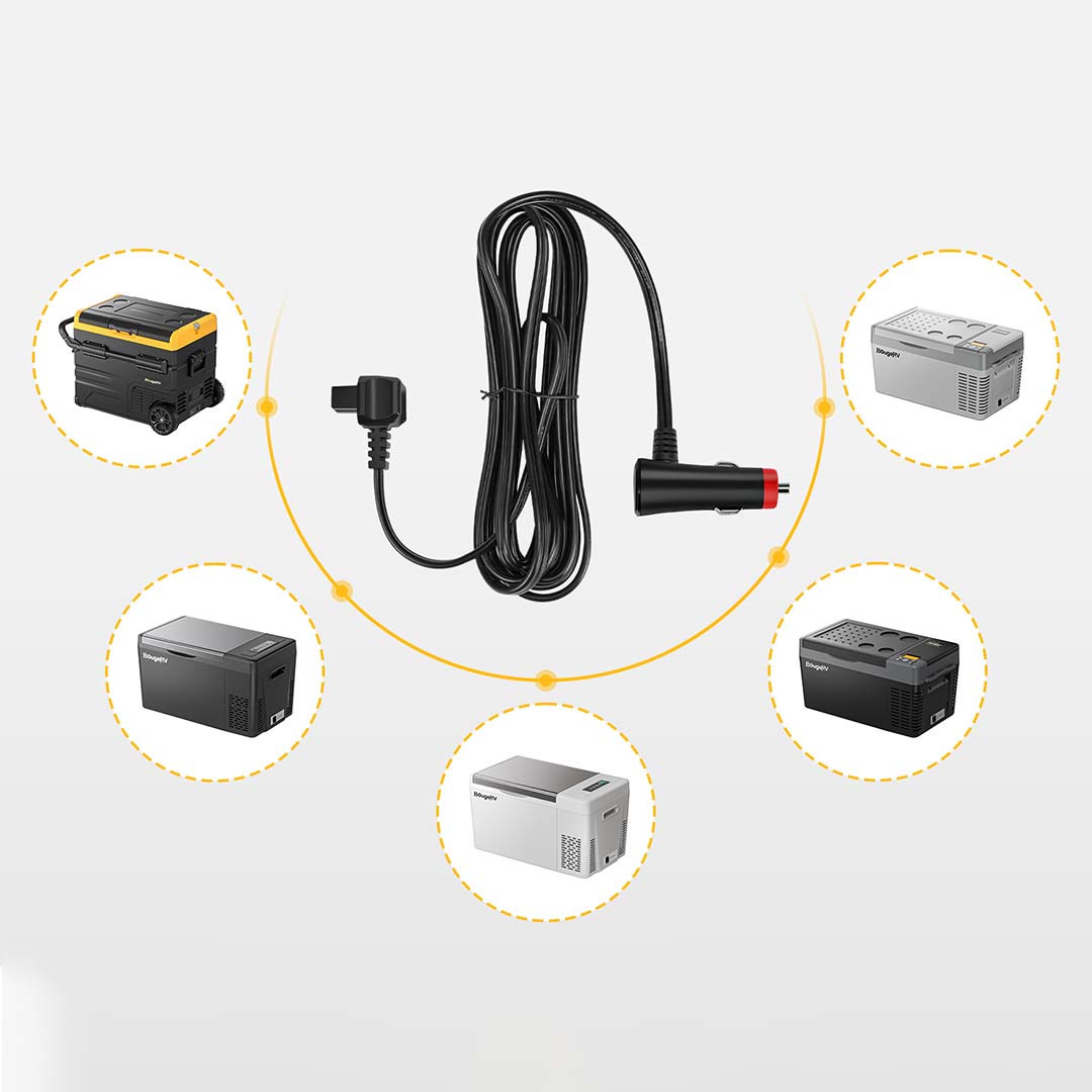 12V/24V DC Power Cord for Car Freezer Portable Fridge