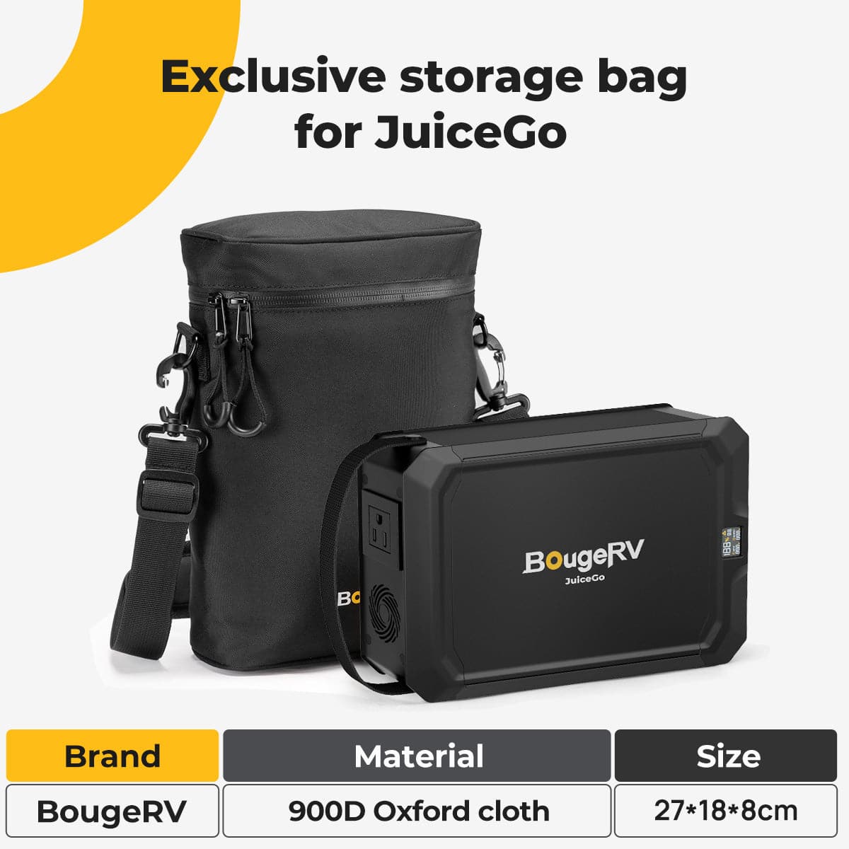 BougeRV Portable Carrying Bag for JuiceGo 240Wh Power Station