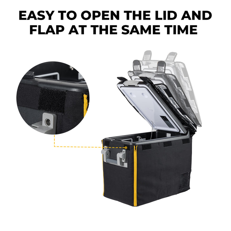 BougeRV 12V 42QT Portable Car Fridge Cover for E Series Fridge