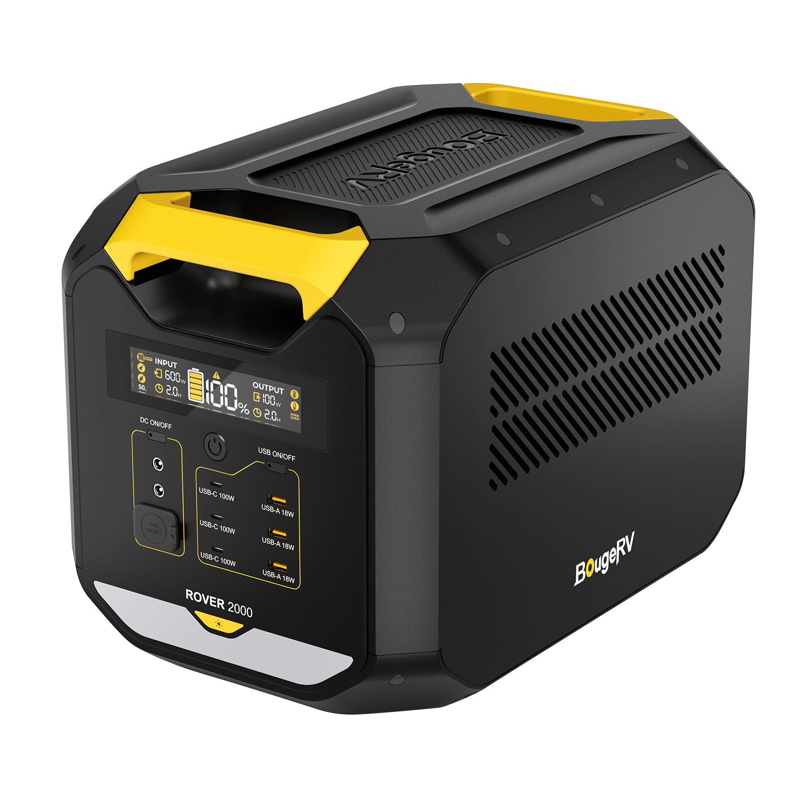 ROVER2000 Semi-Solid Portable Power Station with ROCKY Metal Fridge