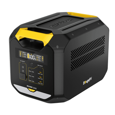ROVER2000 Semi-Solid Portable Power Station with ROCKY Metal Fridge