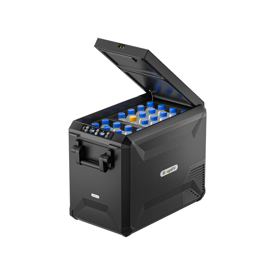 BougeRV ASPEN 40 Dual-Zone 43QT 12V Portable Refrigerator