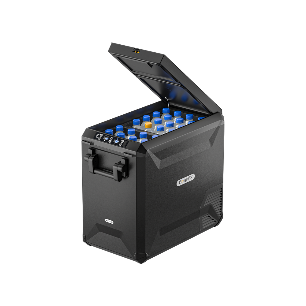 BougeRV ASPEN 50 Dual-Zone 53QT 12V Portable Refrigerator