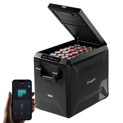 BougeRV New ASPEN S50 12V 50QT Portable Fridge
