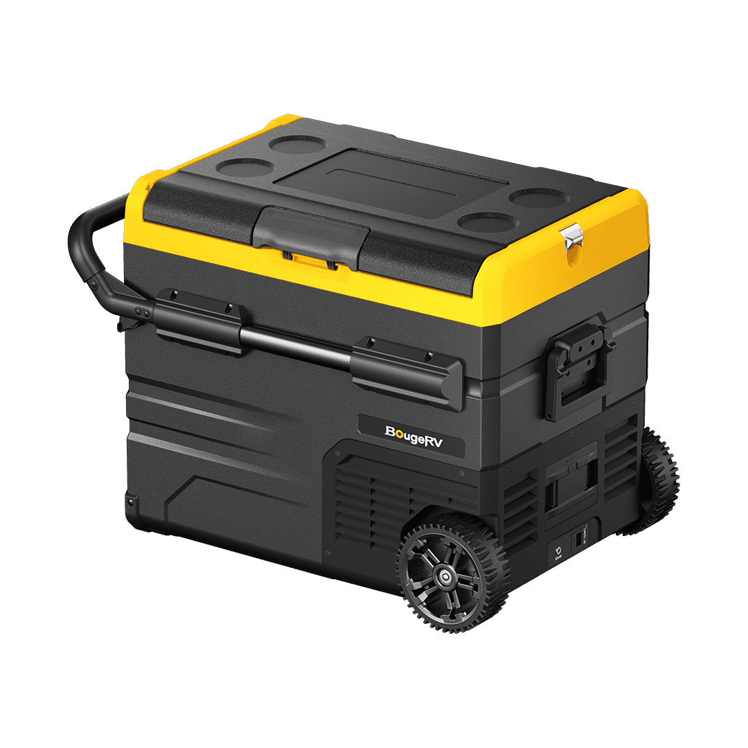 BougeRV Compressor Cool Box 12 V, 45 Litre Car Cool Box (Double