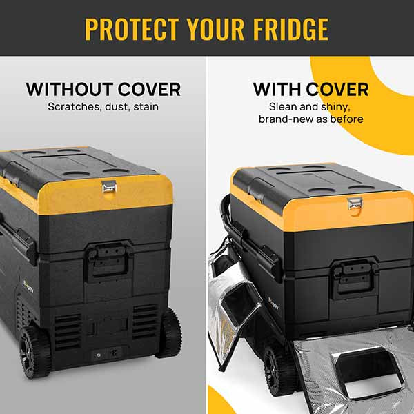 BougeRV 59 Quart Dual Zone Fridge Insulated Protective Cover