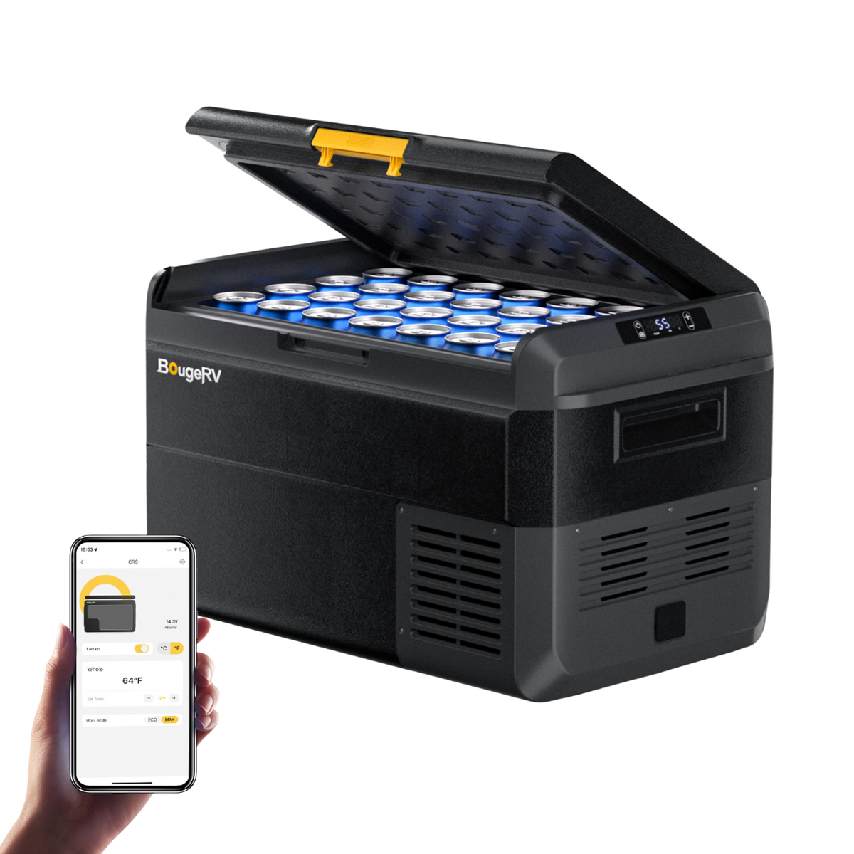 BougeRV CRS 42 Quart 12V Car Fridge