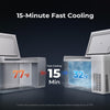 bougerv fast cooling fridge