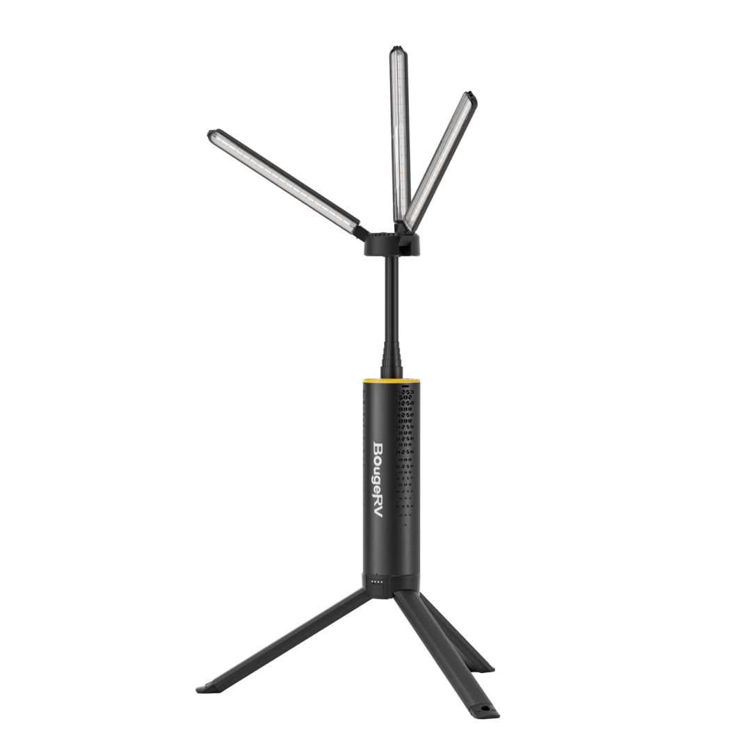 BougeRV New T1 Portable Telescopic Camping Lantern