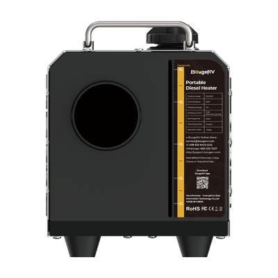 BougeRV portable diesel heater for van 