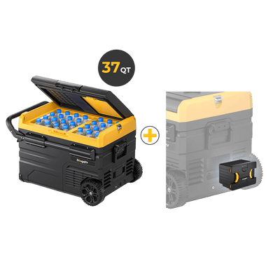 CR35 37 Quart Portable Fridge&Detachable Battery