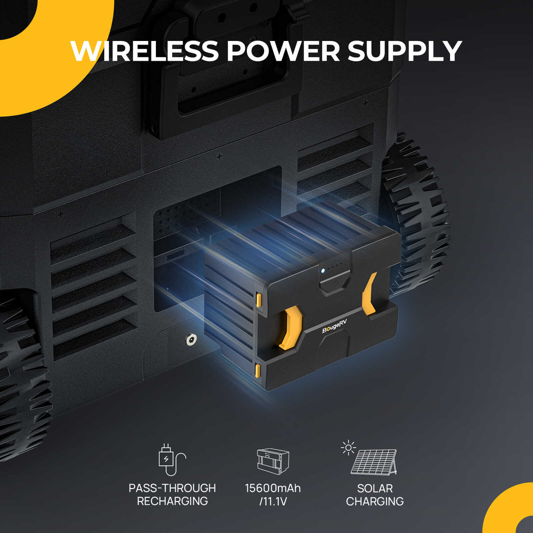 CRD Dual Zone Solar Battery Portable Fridge Kit