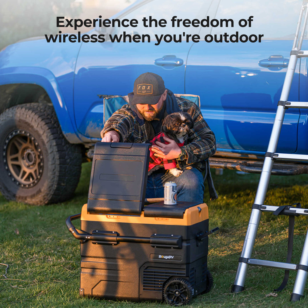 CRD Dual Zone Solar Battery Portable Fridge Kit